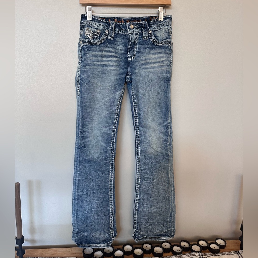 Rock Revival “Zarina” Blue Boot Cut Jeans